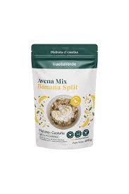 Avena mix Banana Split 400g Huella Verde