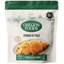 Apanado de pollo precocido 4 unds Oregon Foods