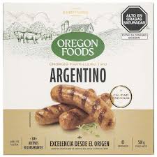 Chorizo Parrilero Argentino 5 unds Oregon Foods