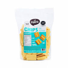 Chips de maiz sal marina 200g La Purita