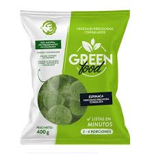 Espinaca precocida 400g Green Foods