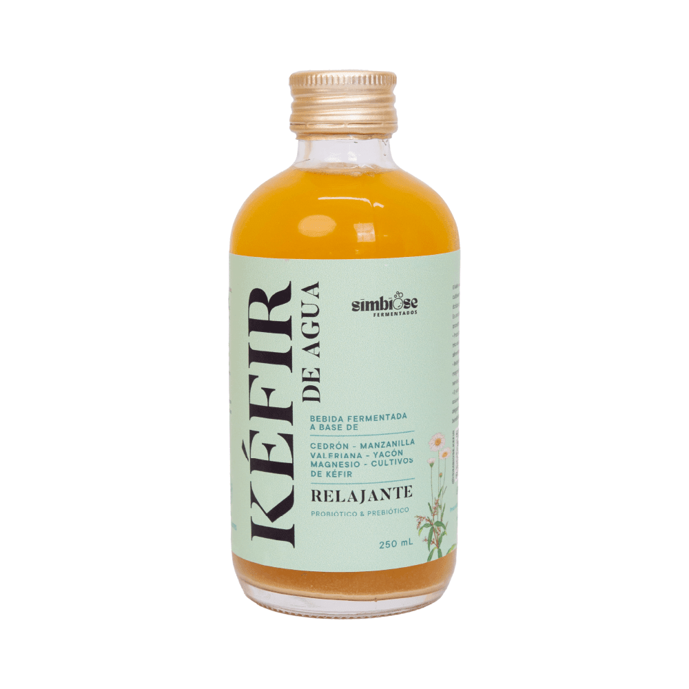 Kefir de agua herbal relajante 250ml Simbiose - ice Qori