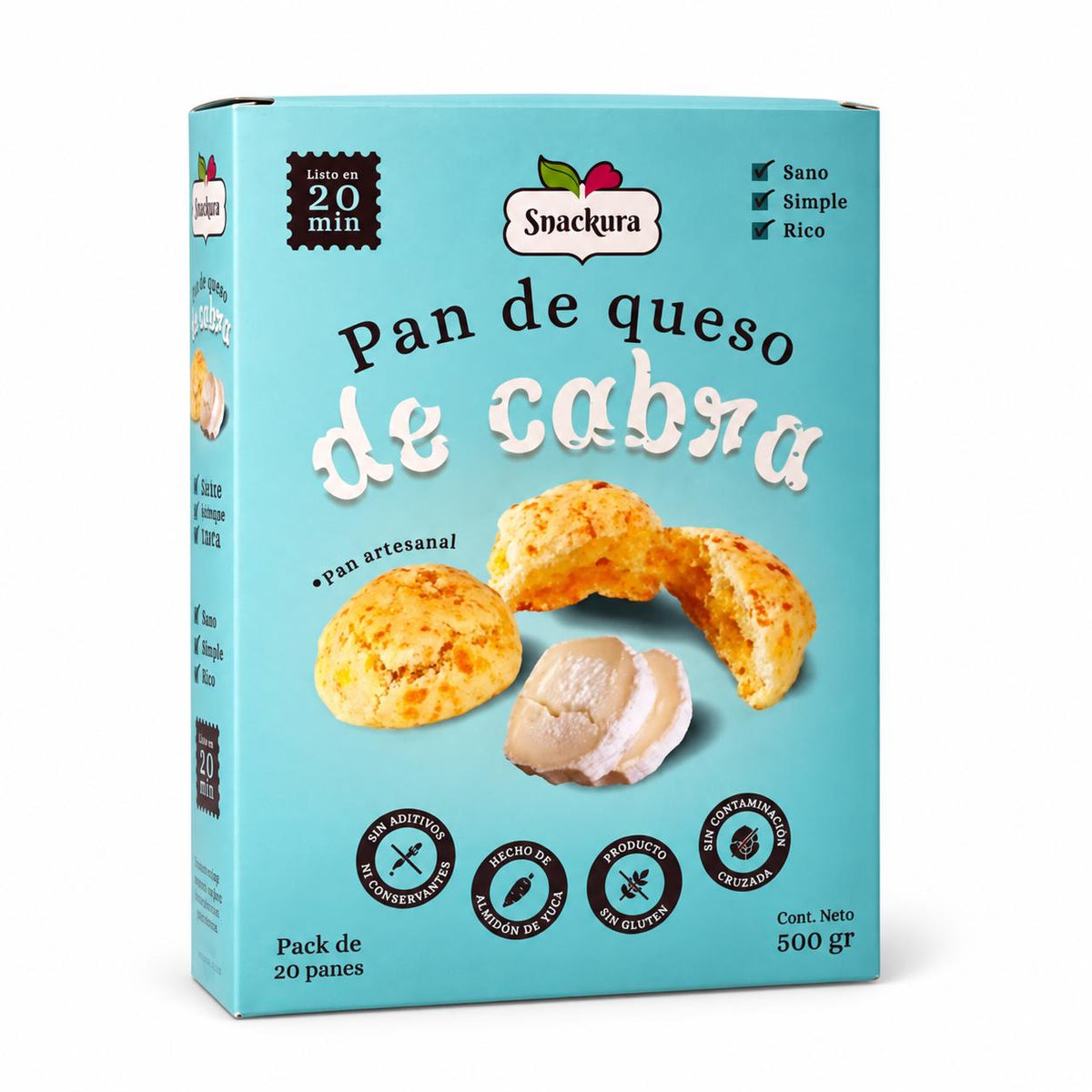 Pan de Queso de Cabra 500 GR. | Snackura - ice Qori