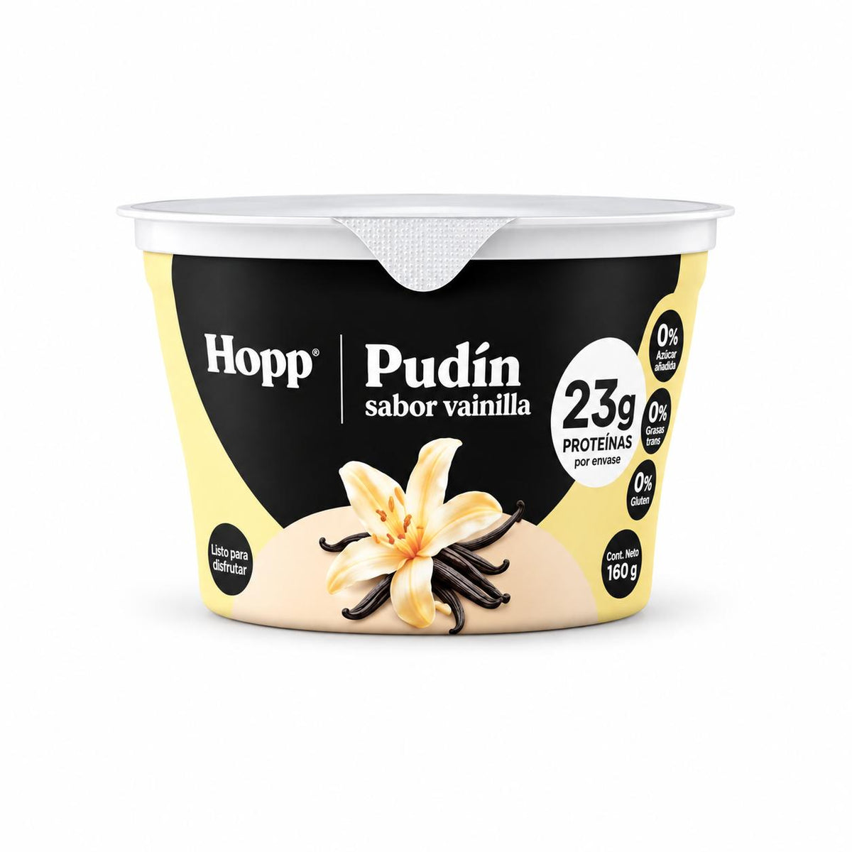 Pudin de Proteína Vainilla 180 GR. | Hopp Fit - iceQori