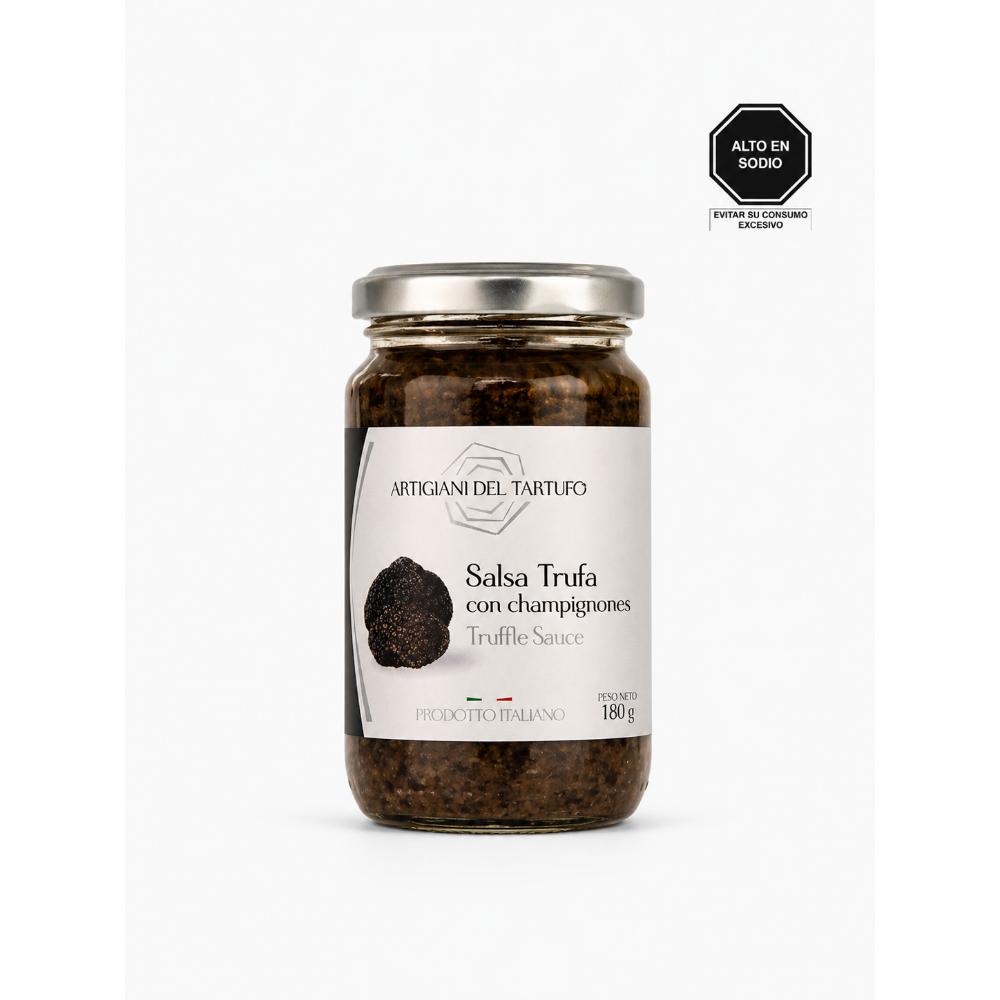 Salsa Trufa con champignones 180g | Artigiani del Tartufo - ice Qori