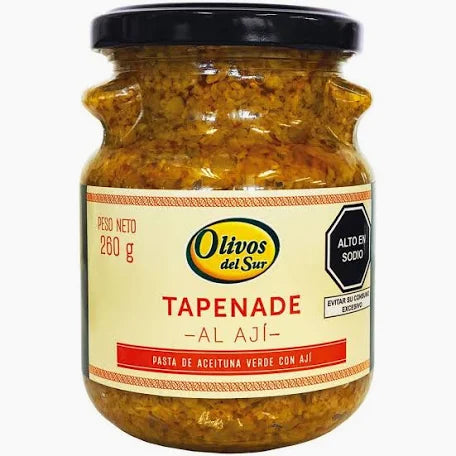 Tapenade al aji limo 260g Olivos del Sur
