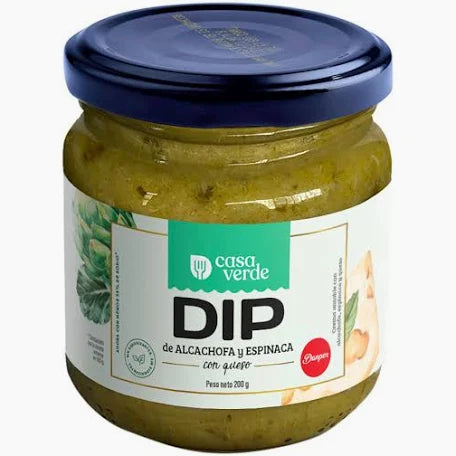 Dip de alcachofa y espinaca 200gr Casa Verde