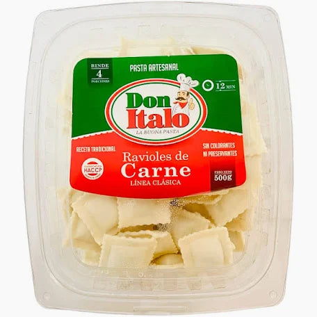 Ravioles de carne 500g Don Italo