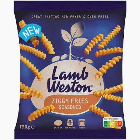 Papa prefrita Ziggy sazonada 750 g LambWeston