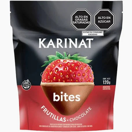 Bites Fresa Doble Chocolate 120g Karinat