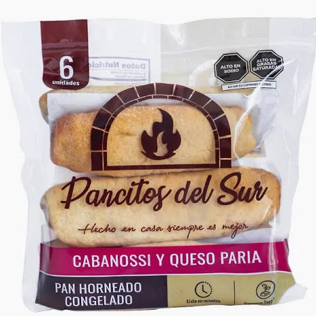 Pancitos del Sur cabanossi y queso paria