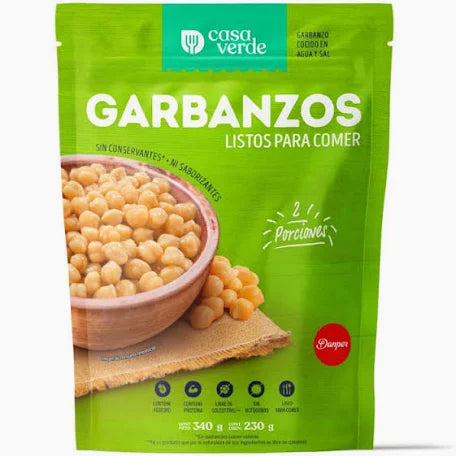 Garbanzos 340g Casa Verde