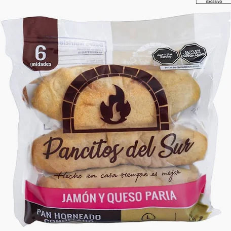 Pancitos del Sur jamón y queso paria