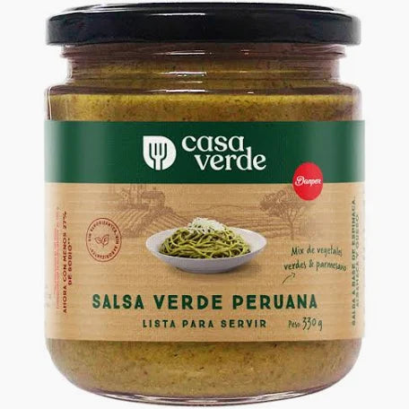 Salsa verde peruana 330gr Casa Verde