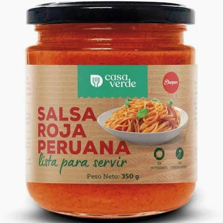 Salsa roja peruana 350gr Casa Verde