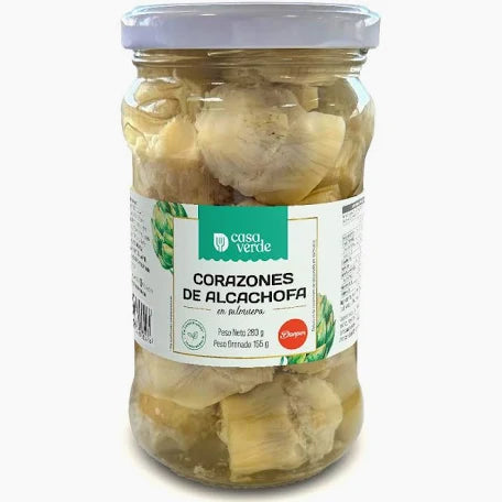 Corazones de alcachofa gourmet 280gr Casa Verde